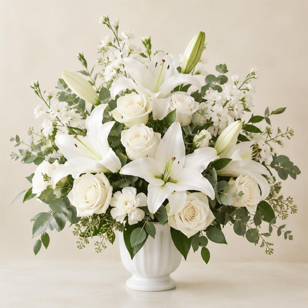 Peaceful White Tribute